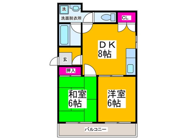 ＤＷＥＬＬ三国の物件間取画像